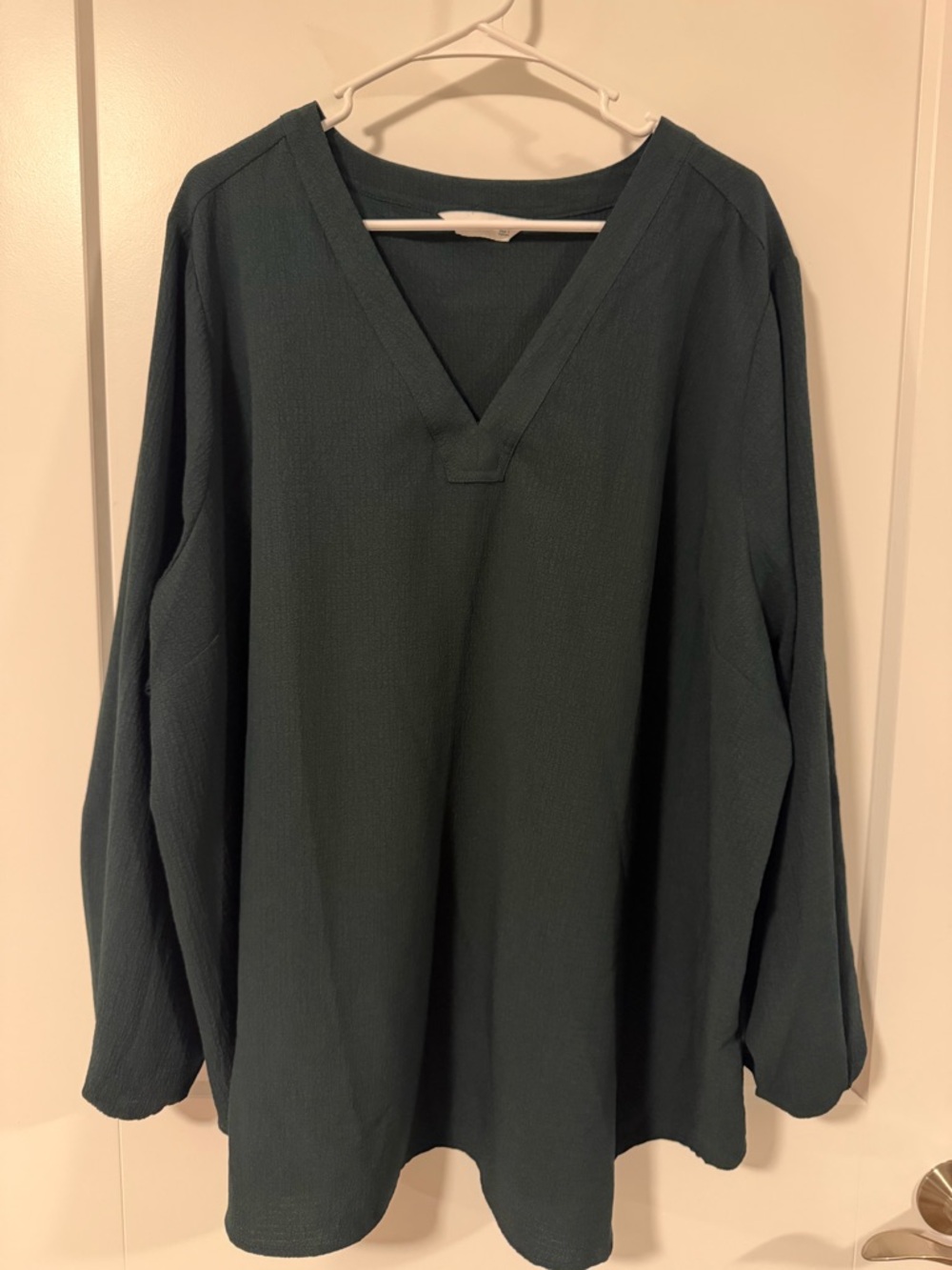 Women’s Nine West Green Long Sleeve Top 3x